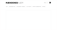 Desktop Screenshot of maendeneshjem.dk